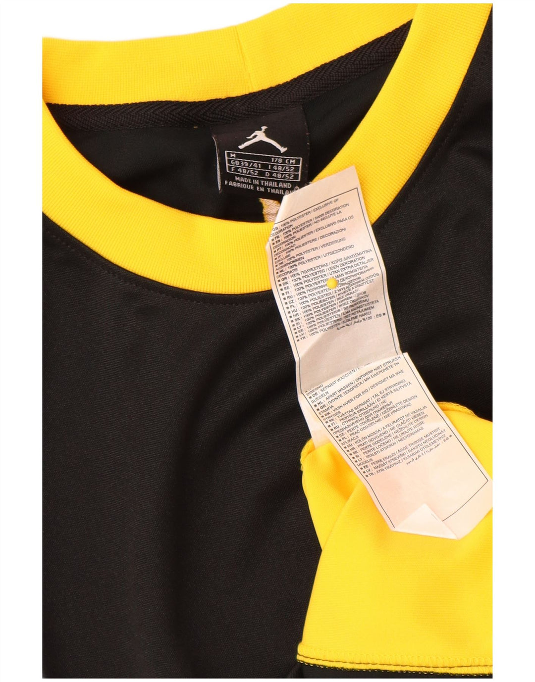 Gilet da uomo Jordan, gilet in poliestere color block medio nero