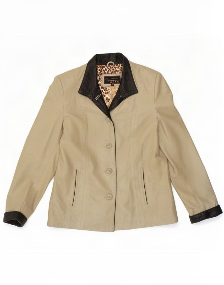 Giacca in pelle da donna Alji Piel EU 40 Beige medio