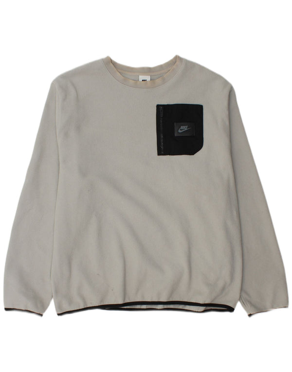 Maglia in pile Nike Uomo XL Grigio Poliestere