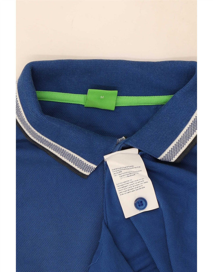 Polo Hugo Boss da uomo vestibilità regolare in cotone blu medio