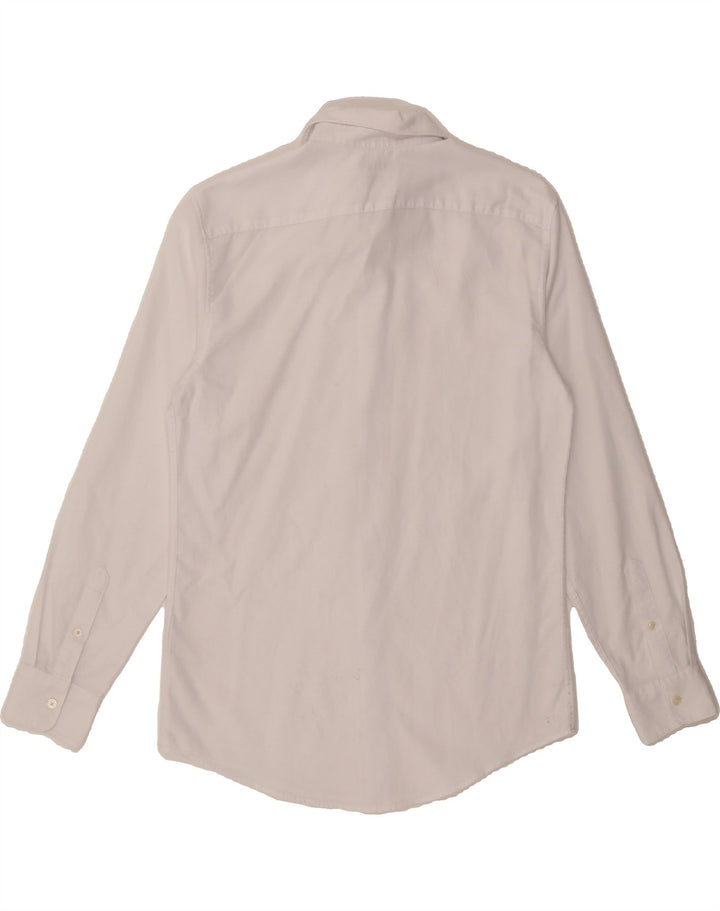 ZARA Mens Slim Fit Shirt Large White Vintage Zara and Second-Hand Zara from Messina Hembry 