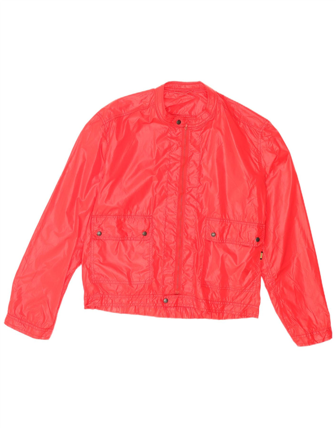 Giubbotto bomber vintage da donna UK 18 XL rosso