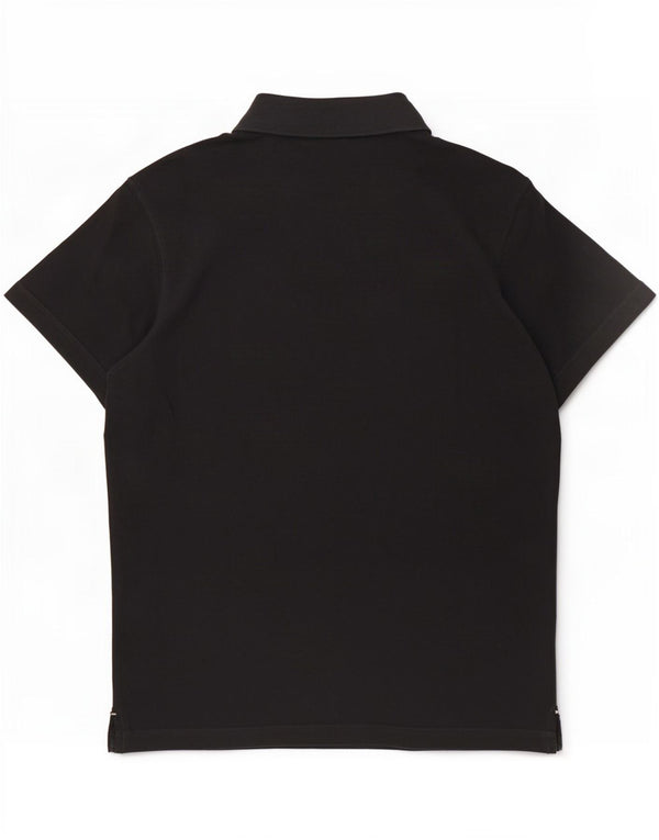 Polo da uomo Calvin Klein Jeans in cotone nero medio
