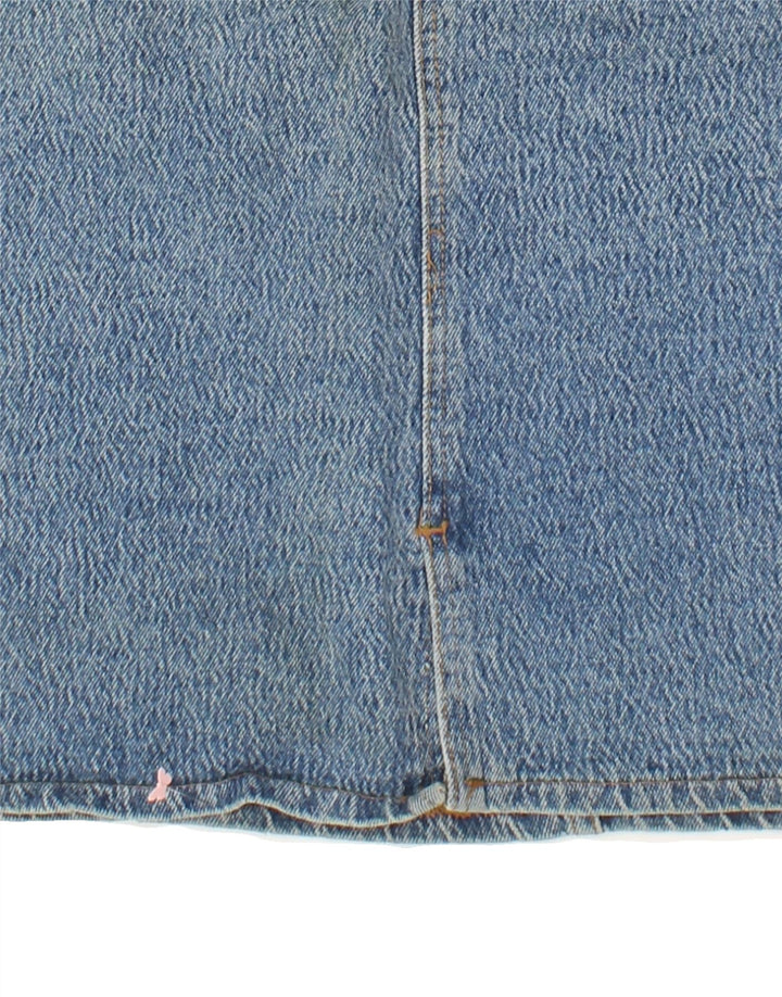VINTAGE Womens Denim Skirt W25 XS Blue | Vintage Vintage | Thrift | Second-Hand Vintage | Used Clothing | Messina Hembry 