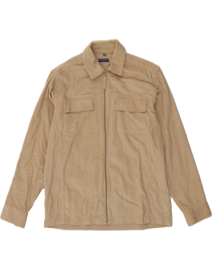 WATSON'S Mens Corduroy Jacket IT 48/50 Medium Beige Cotton Vintage Watson's and Second-Hand Watson's from Messina Hembry 