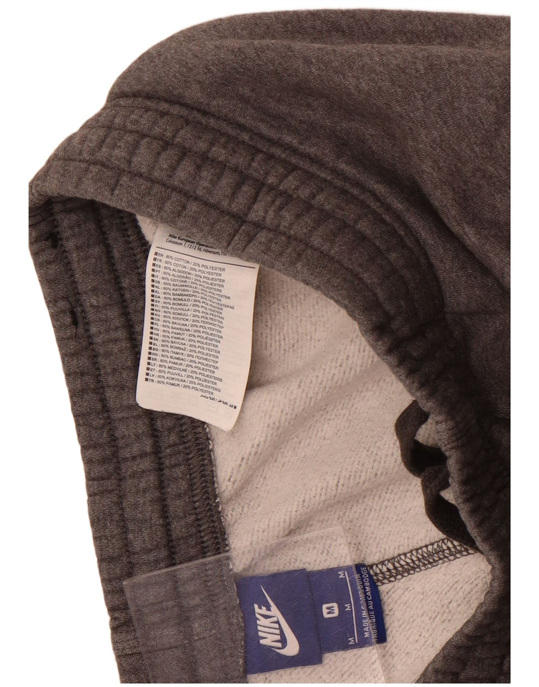 Pantaloni da tuta da uomo Nike Joggers in cotone grigio medio