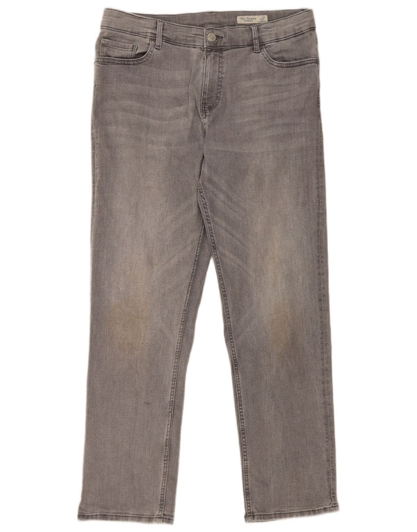Jeans dritti Marks & Spencer da donna The Sienna UK 14 medio W32 L28 grigio