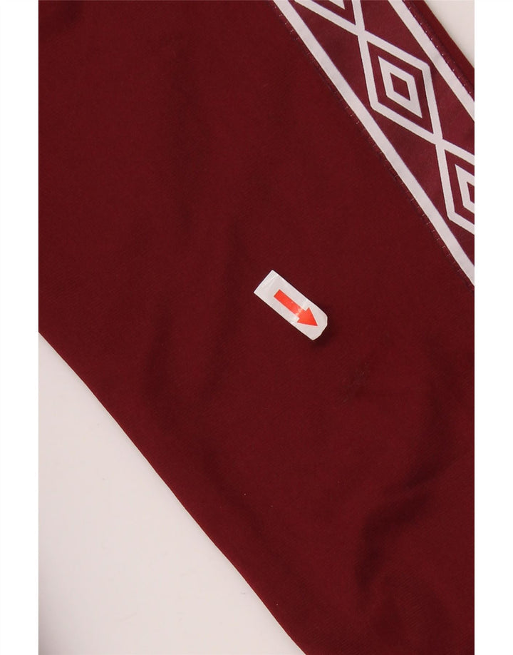 Giacca da tuta grafica da uomo UMBRO XL poliestere bordeaux