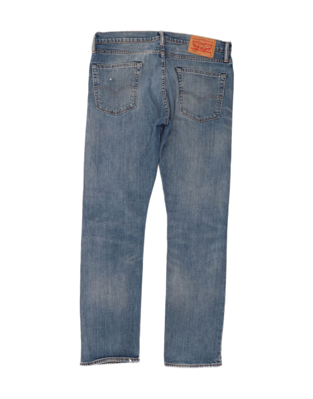 Levi's Uomo 513 Slim Jeans dritti W34 L32 Cotone Blu
