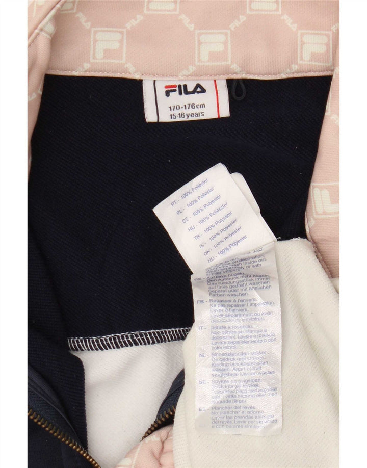 Giacca da ginnastica per ragazze Fila 15-16 anni multicolore Colourblock