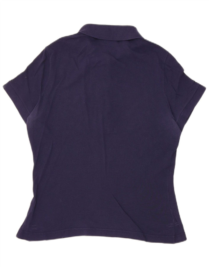Polo da donna Lacoste taglia 42 grande blu navy