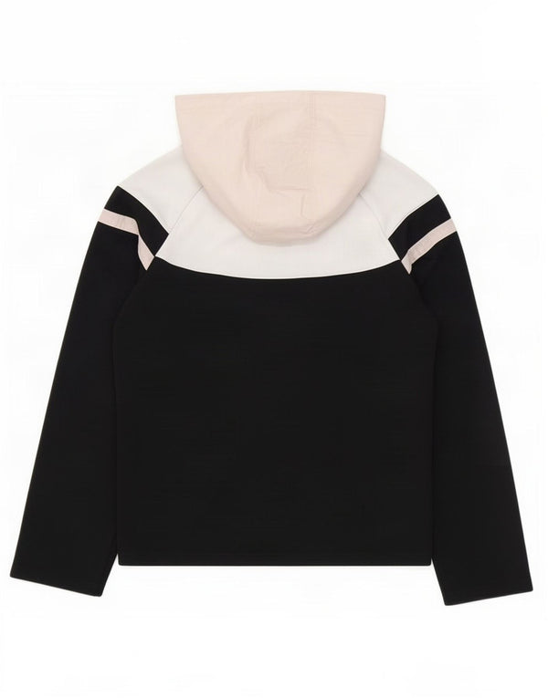Felpa con cappuccio e zip Nike, vestibilità standard, per ragazze, 13-14 anni, XL, colore nero