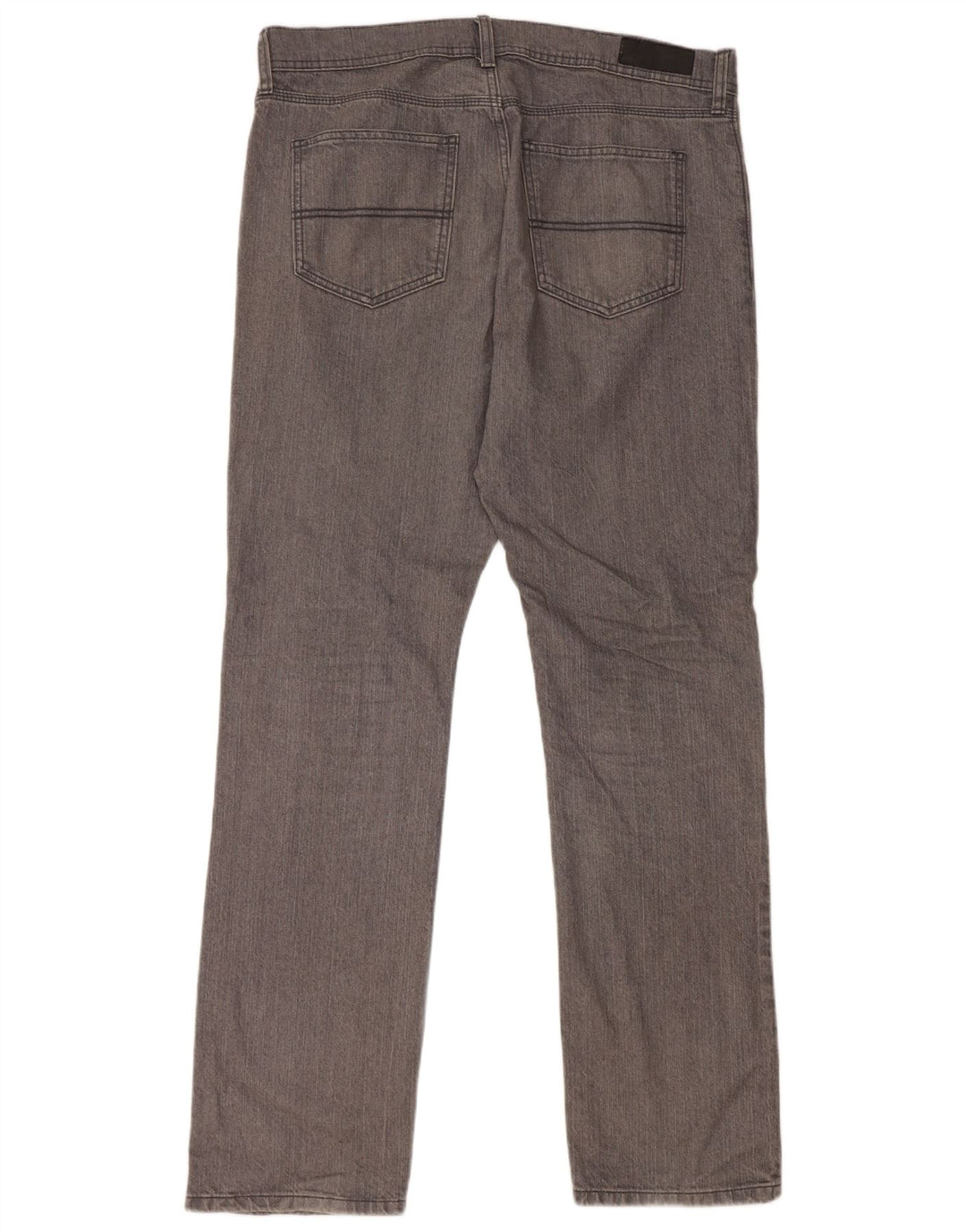 Jeans dritti regolari da donna Marks & Spencer W36 L33 cotone grigio