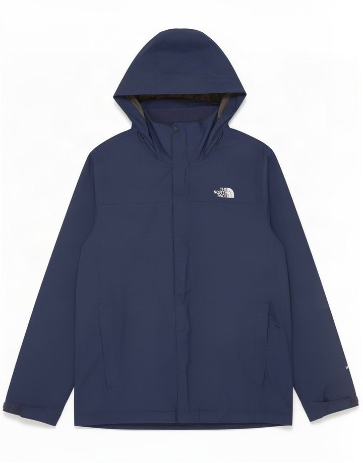 Giacca antipioggia da uomo con cappuccio The North Face UK 40 Large in poliestere blu navy