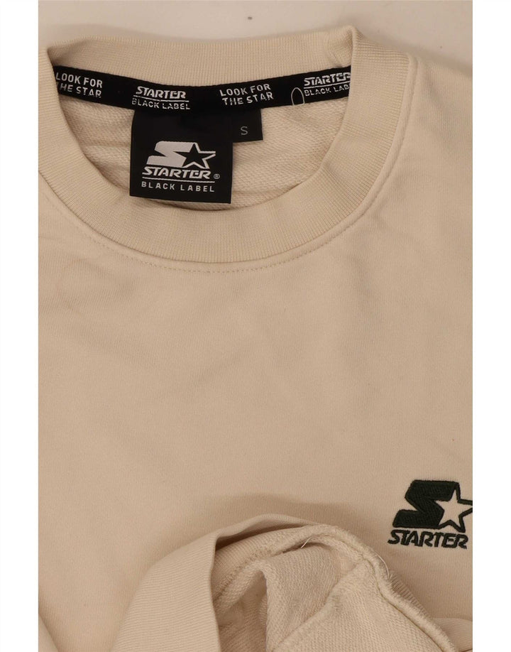 Felpa da uomo Starter Maglione piccolo bianco sporco