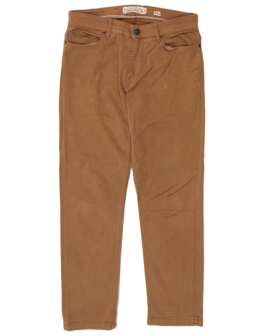 Jeans dritti da uomo Fat Face W32 L30 cotone beige
