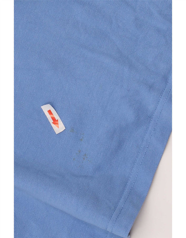 Crew Clothing Polo da uomo in cotone a righe blu medio
