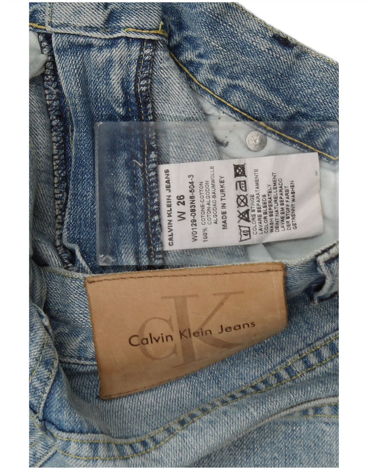 Jeans Bootcut da donna Calvin Klein W26 L32 cotone blu