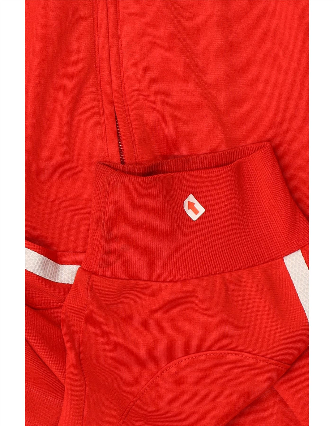 Giacca da ginnastica da uomo Adidas, grande, in poliestere color block rosso