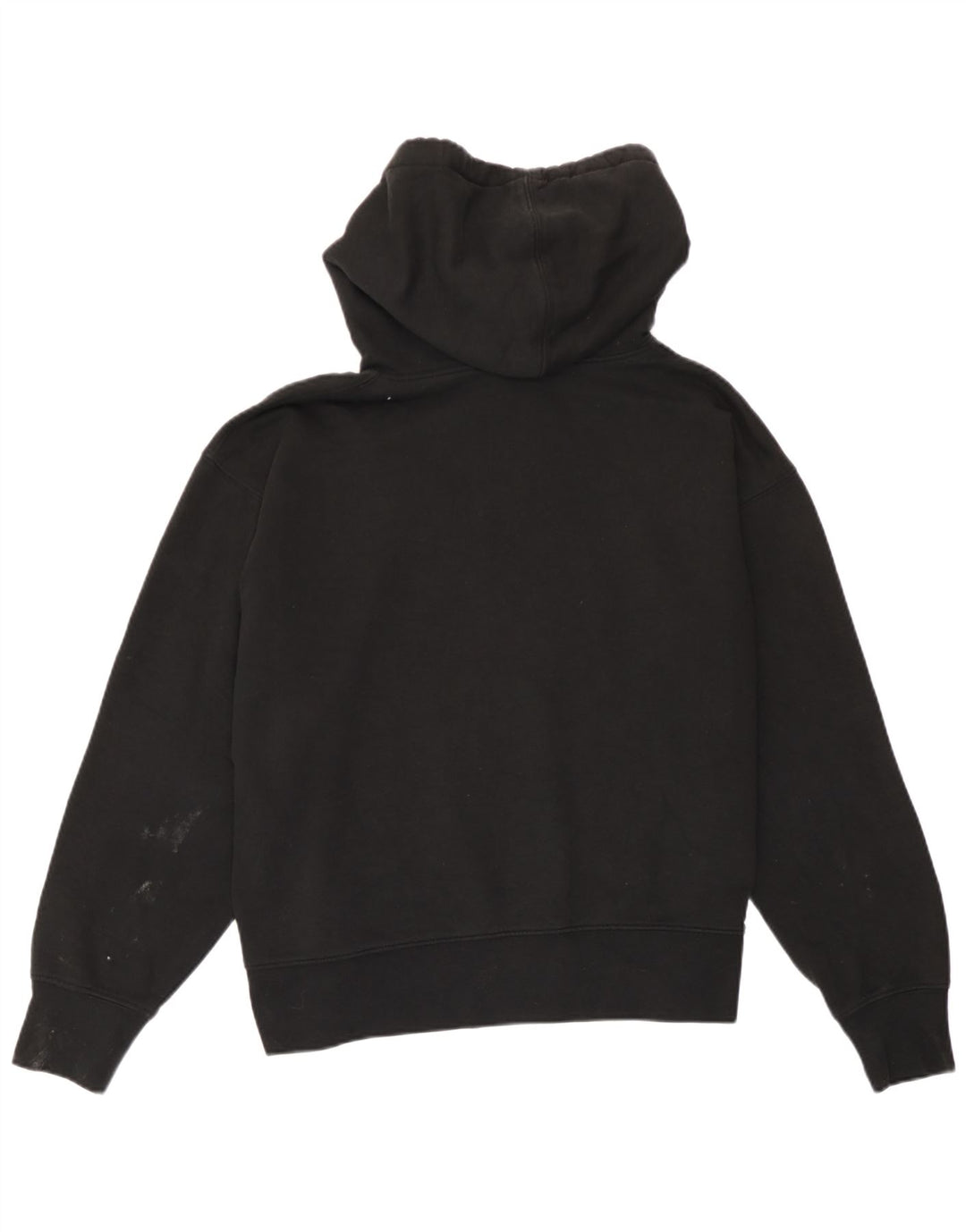 Maglione oversize con cappuccio da donna Zara UK 14 cotone nero medio