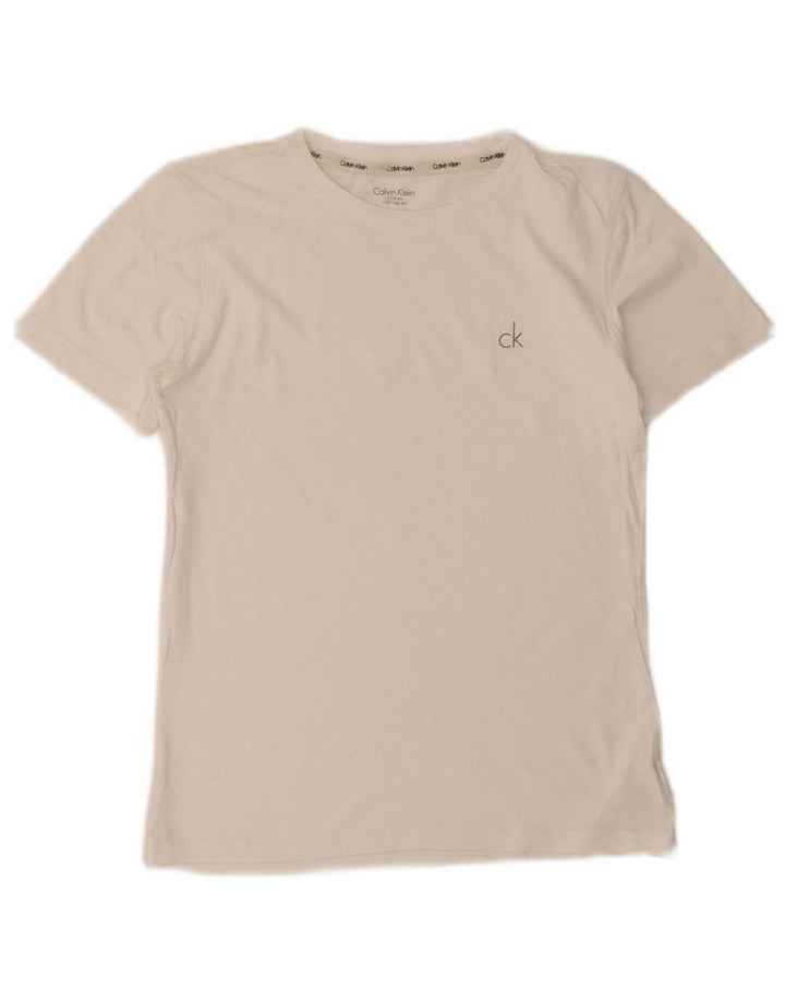 Maglietta regolare da bambino Calvin Klein 12-13 anni in cotone bianco