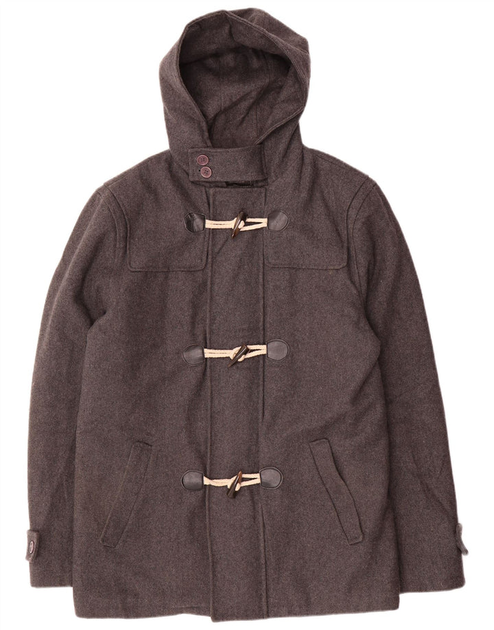 Montgomery con cappuccio da uomo vintage UK 44 2XL Grigio