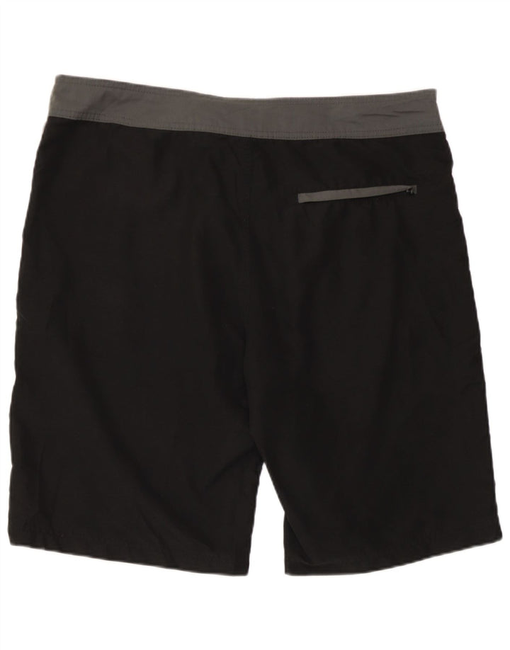 Pantaloncini da bagno da uomo Hurley Large in poliestere color block nero