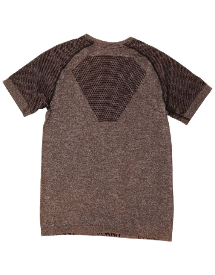 T-shirt Puma da uomo Top Small grigia a blocchi di colore