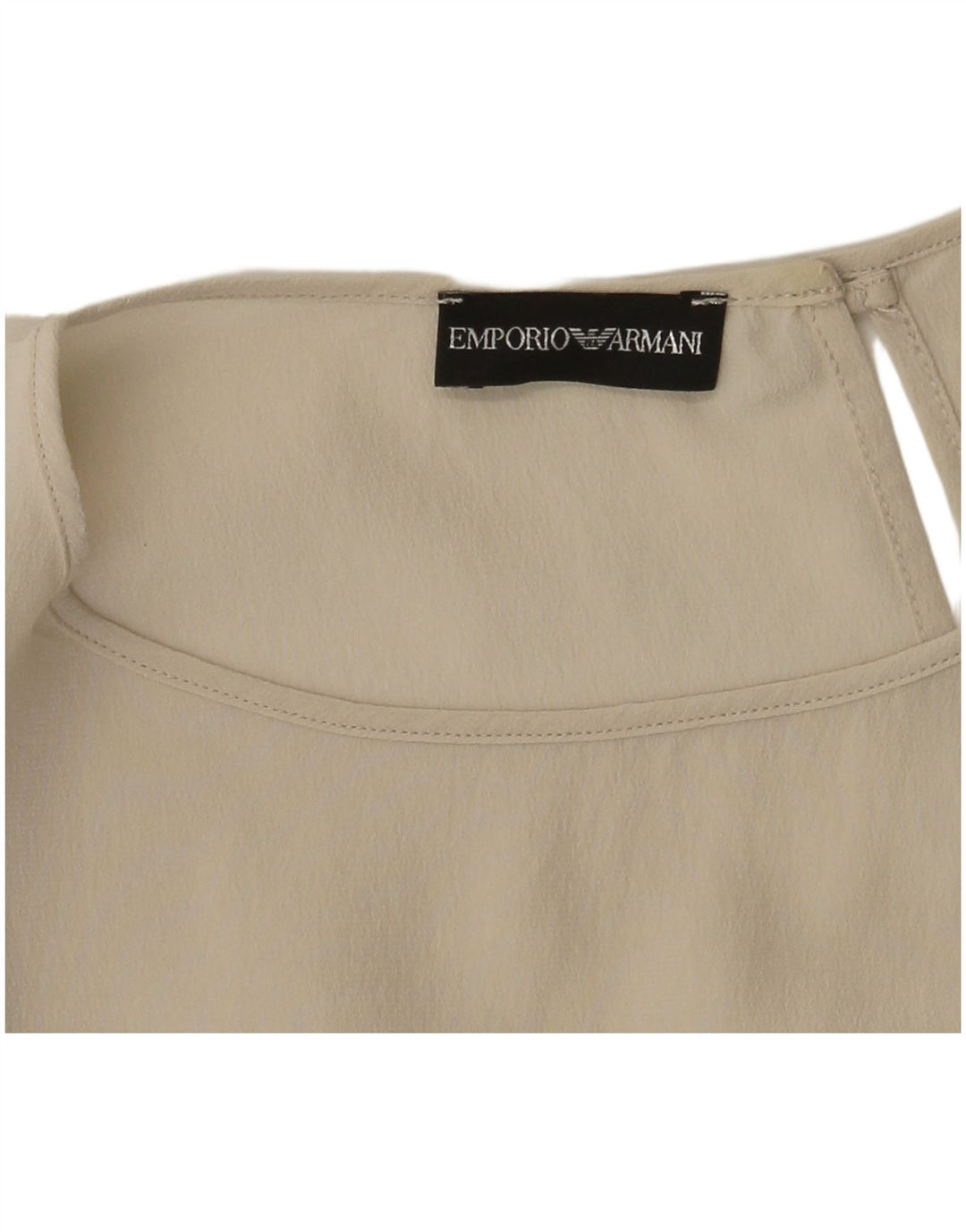Top camicetta da donna Emporio Armani UK 14 Beige medio