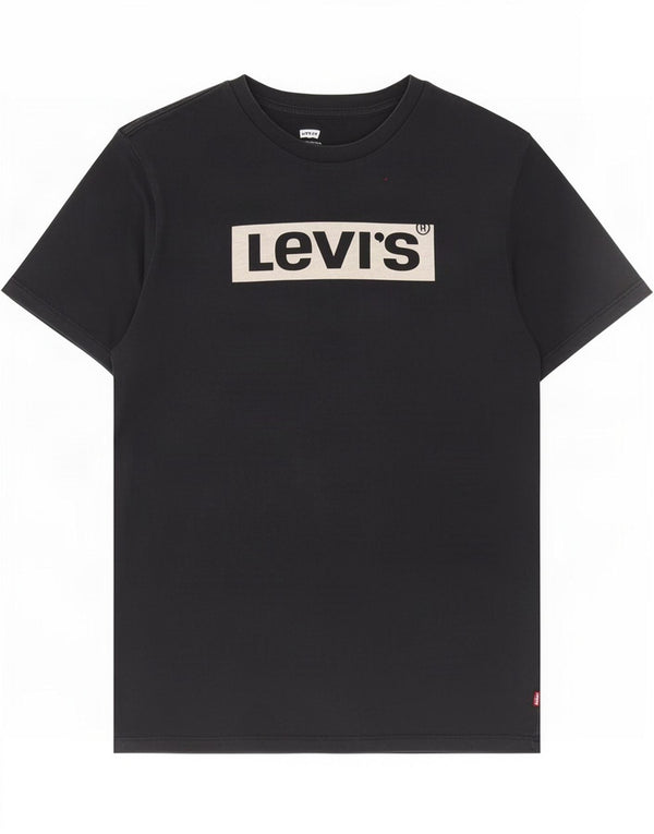 T-shirt grafica da uomo Levi's Top piccola in cotone nero