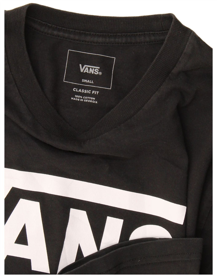 T-shirt grafica da uomo con vestibilità classica Vans Small Nera
