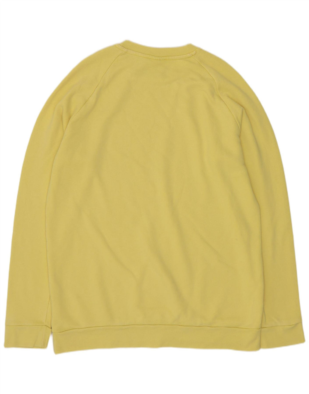 Adidas Felpa con grafica da uomo Maglione grande in cotone giallo