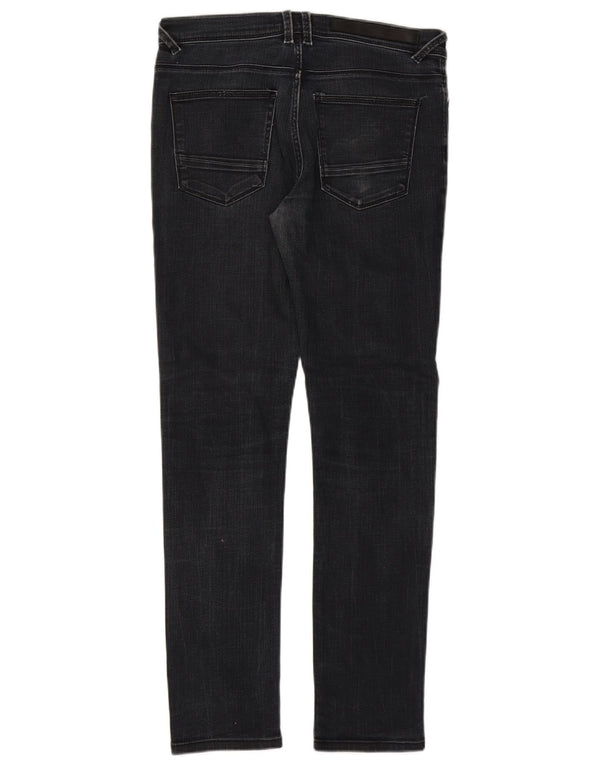 Jeans slim da uomo Zara EU 42 Large W32 L29 Blu