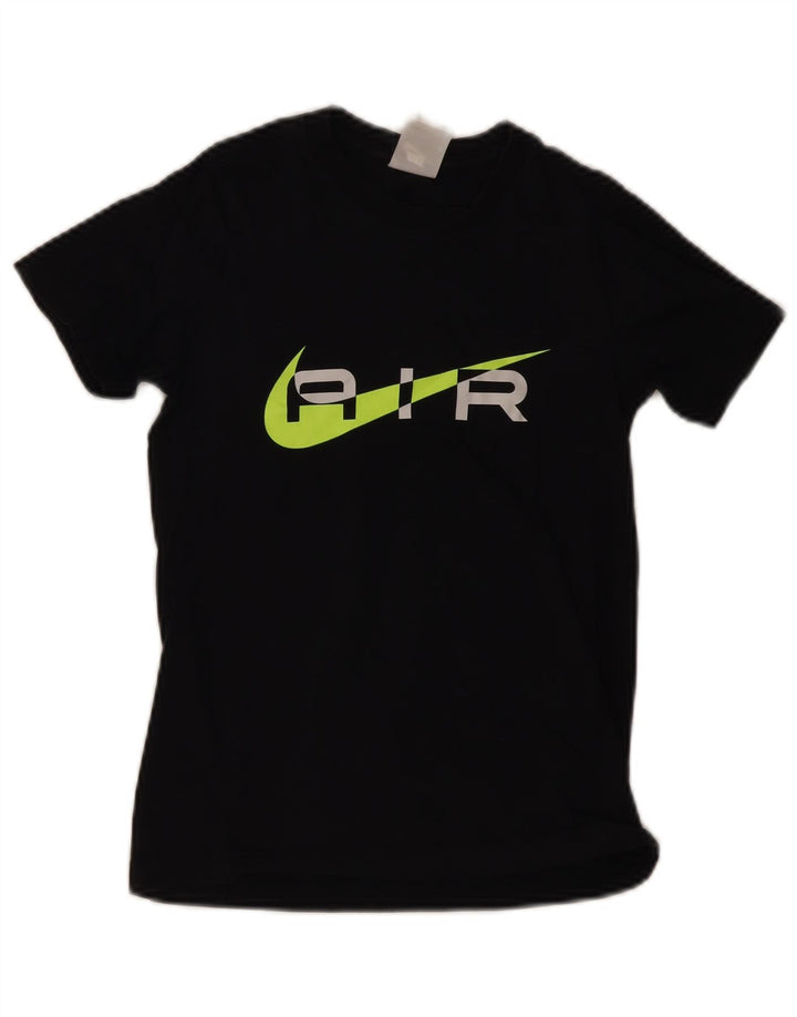 T-shirt grafica Nike da bambino, 8-9 anni, piccola, in cotone nero