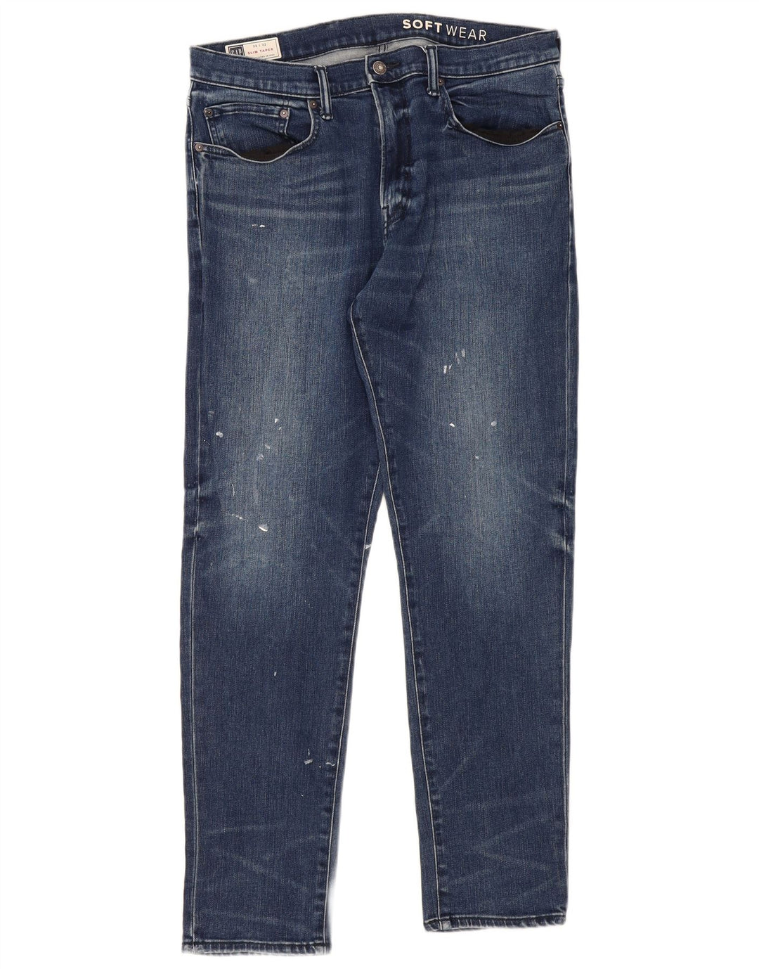 Jeans Gap da uomo slim affusolati W36 L32 cotone blu