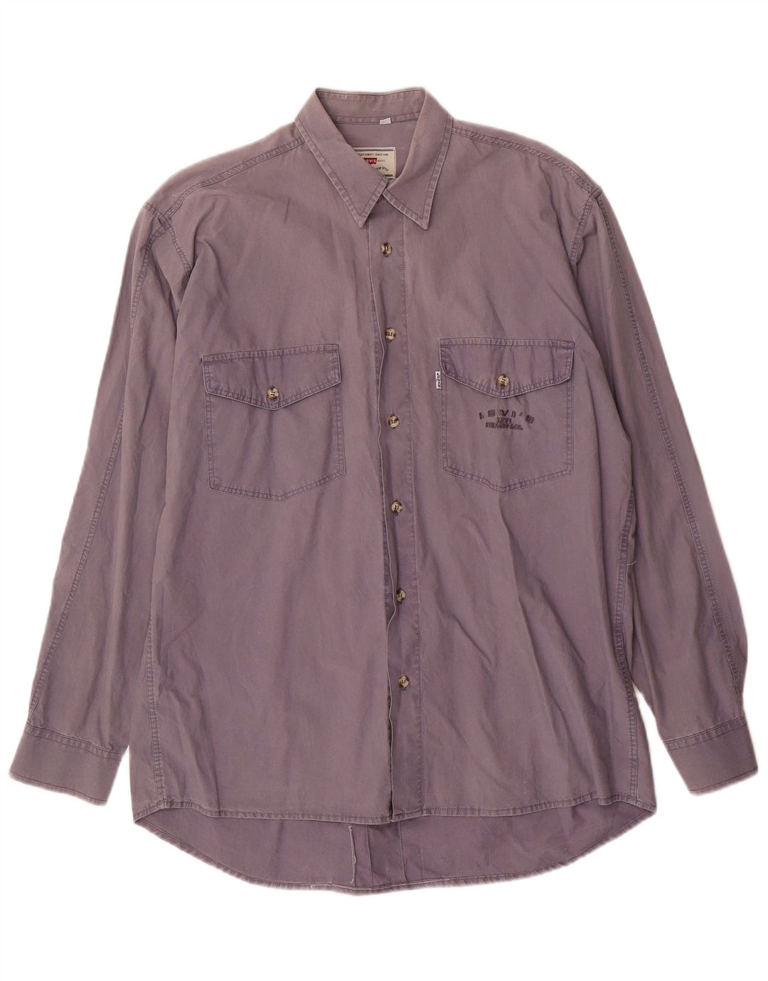 Camicia Levi's da uomo in cotone viola medio