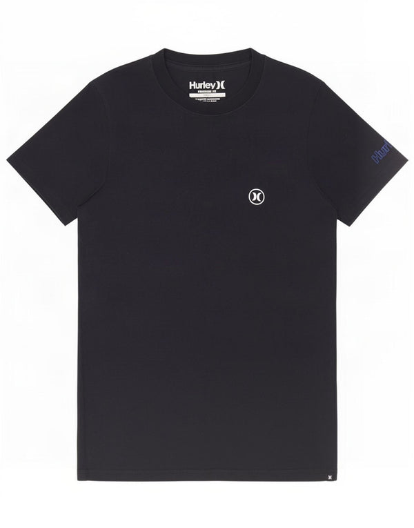 T-shirt da uomo Hurley Premium Fit, piccola, in cotone nero