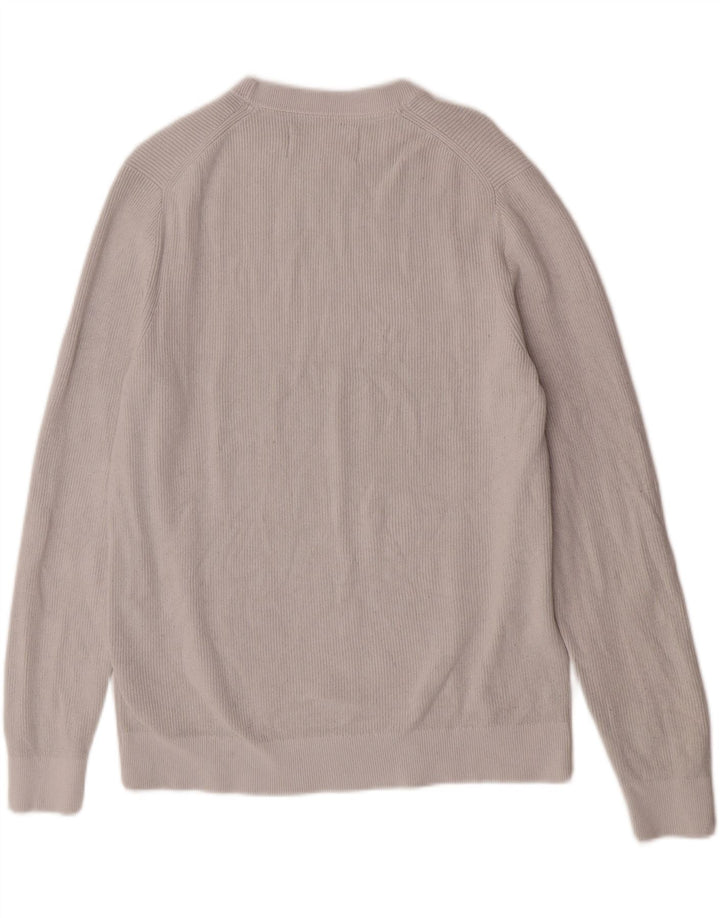 Maglione maglione girocollo da uomo Calvin Klein Jeans color grigio medio