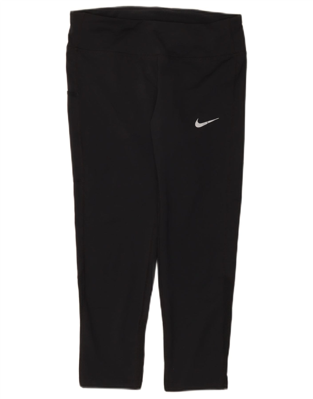 Leggings Nike Dri Fit Capri da donna UK 8 Small poliestere nero