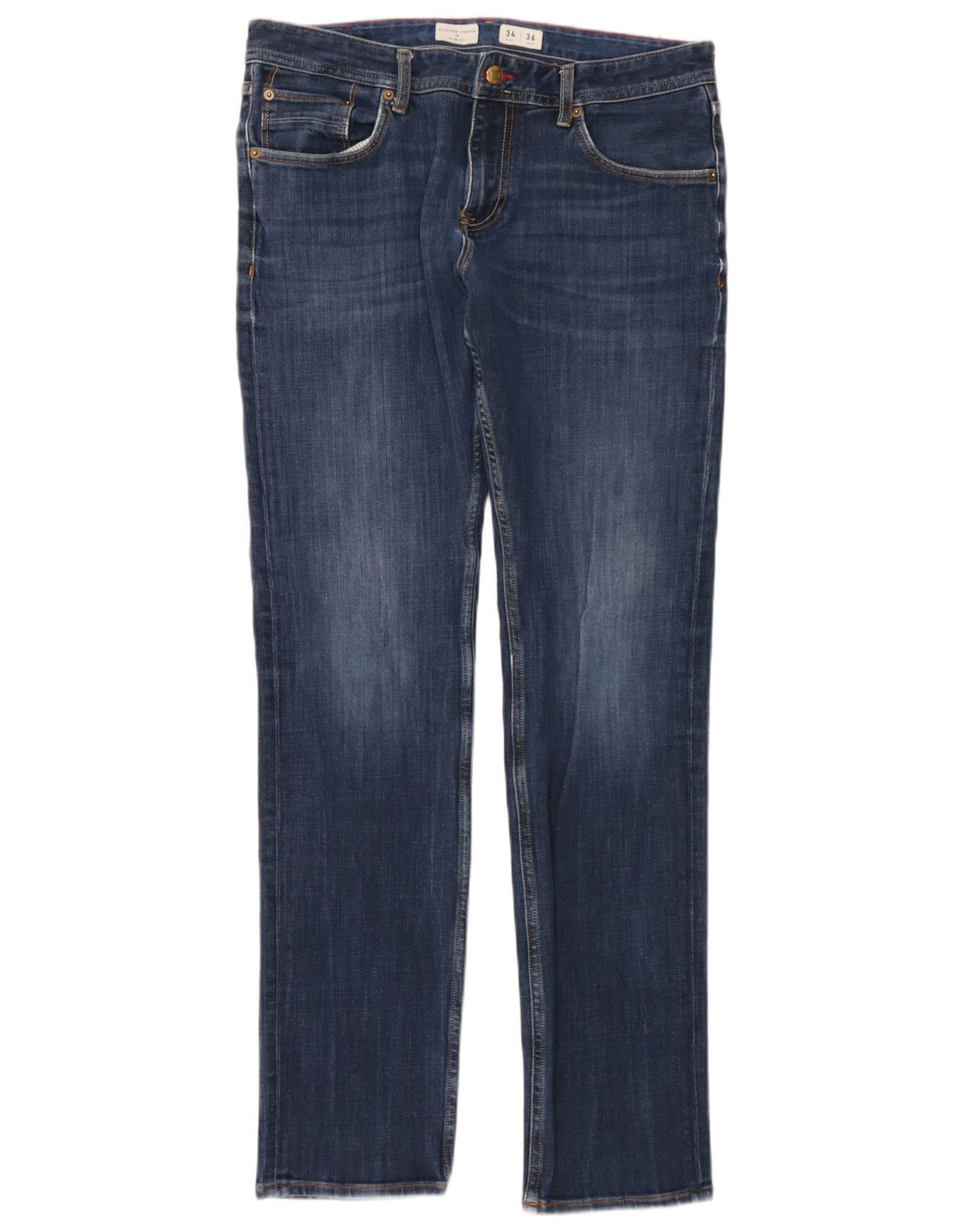 Tommy Hilfiger Uomo Bleecker Slim Jeans W34 L36 Cotone Blu