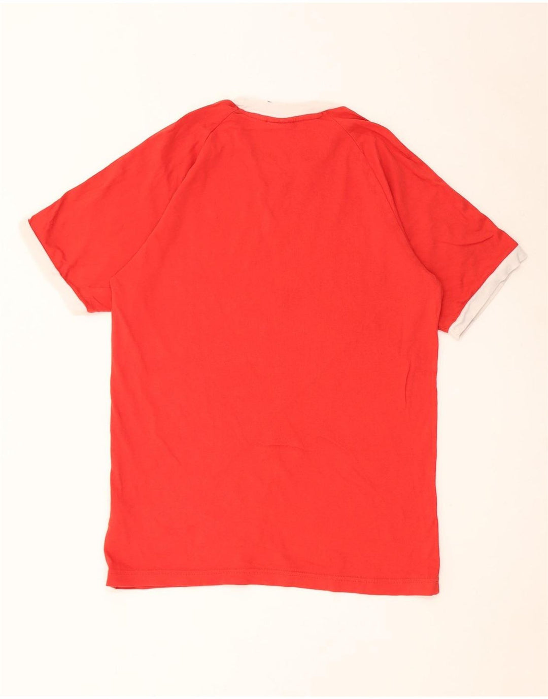 T-shirt da uomo Adidas Top in cotone rosso medio