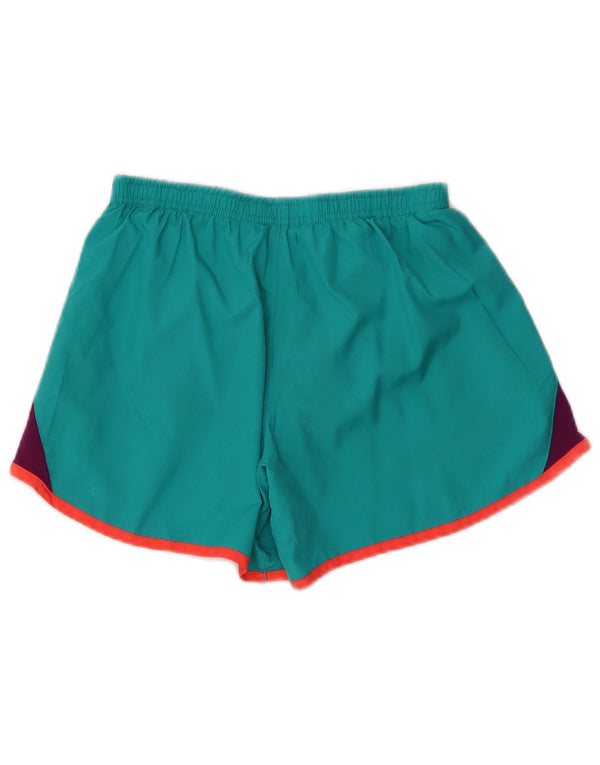 Pantaloncini sportivi Nike da donna UK 18 XL Verde Colourblock Poliestere