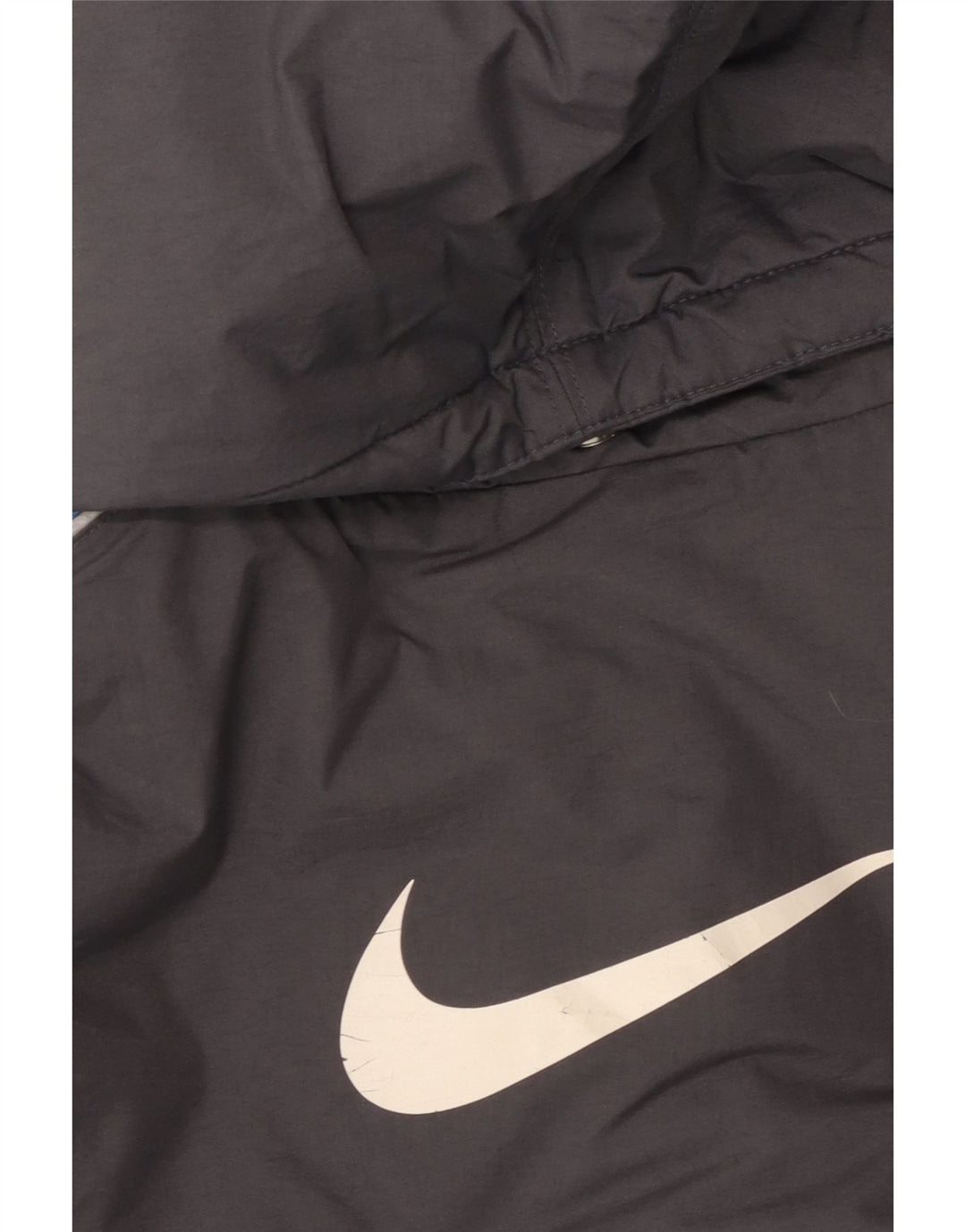 Giacca a vento con cappuccio Nike da ragazzo 15-16 anni XL in nylon color block grigio