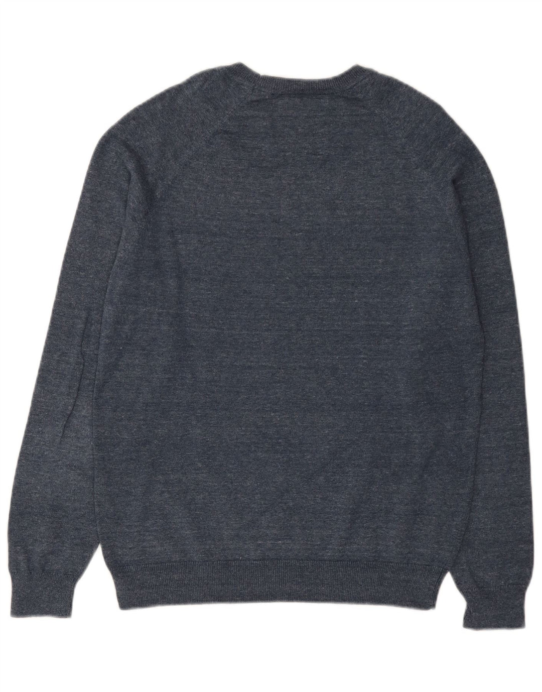Maglione maglione girocollo da uomo Superdry grande cotone chiazzato blu