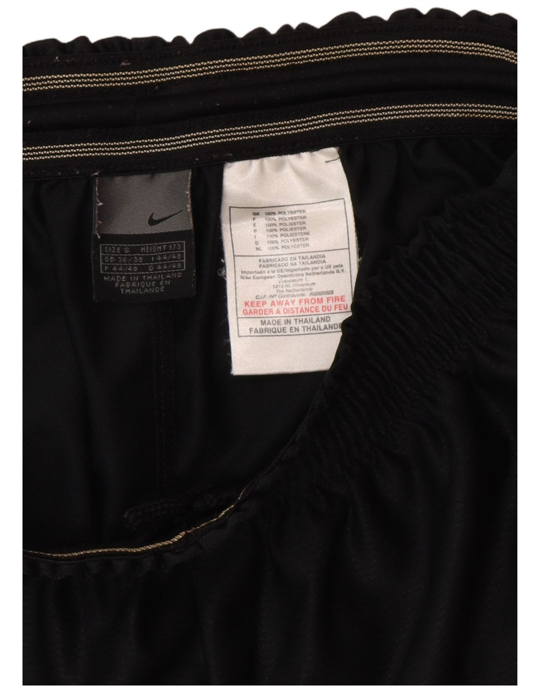 Pantaloncini sportivi da uomo Nike UK 36/38 Small Nero Poliestere