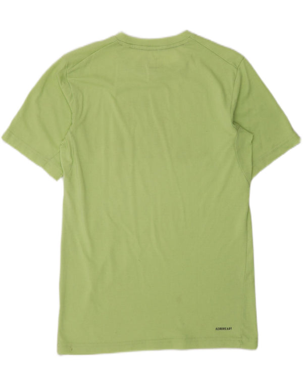 T-shirt grafica da uomo Adidas Aeroready Regular Fit XS verde