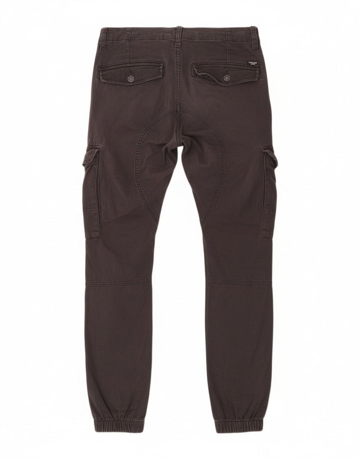 Pantaloni cargo da jogging da donna Jack & Jones W28 L29 cotone nero