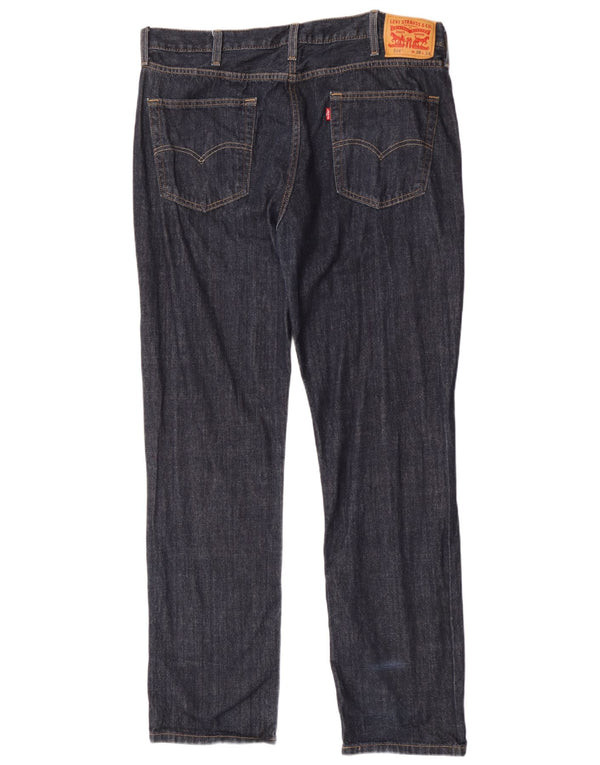 Levi's Uomo 514 Jeans dritti W38 L34 Blu Navy