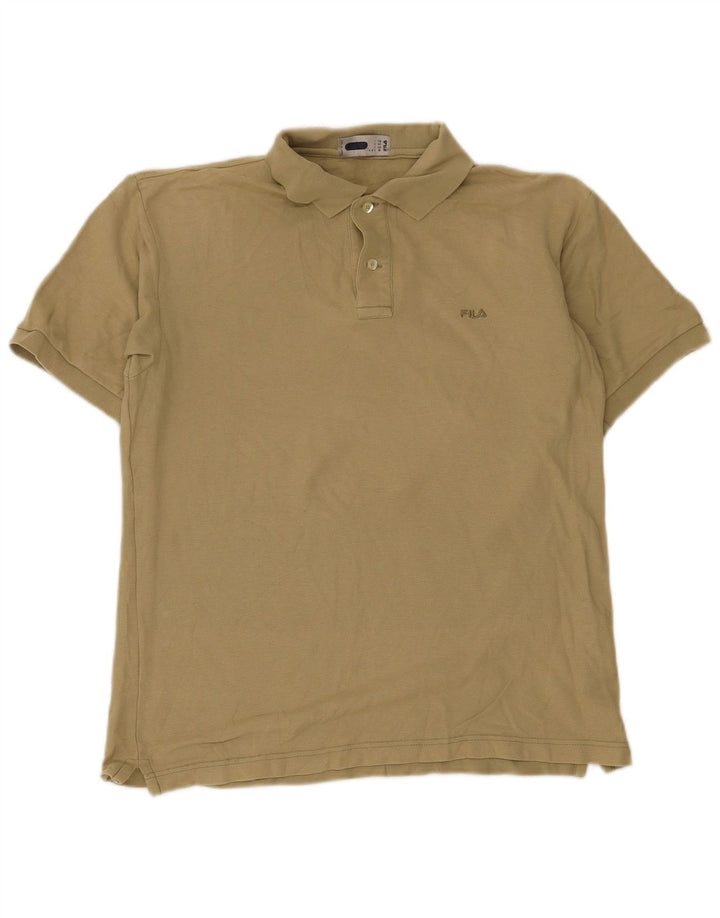 Polo da uomo Fila media kaki