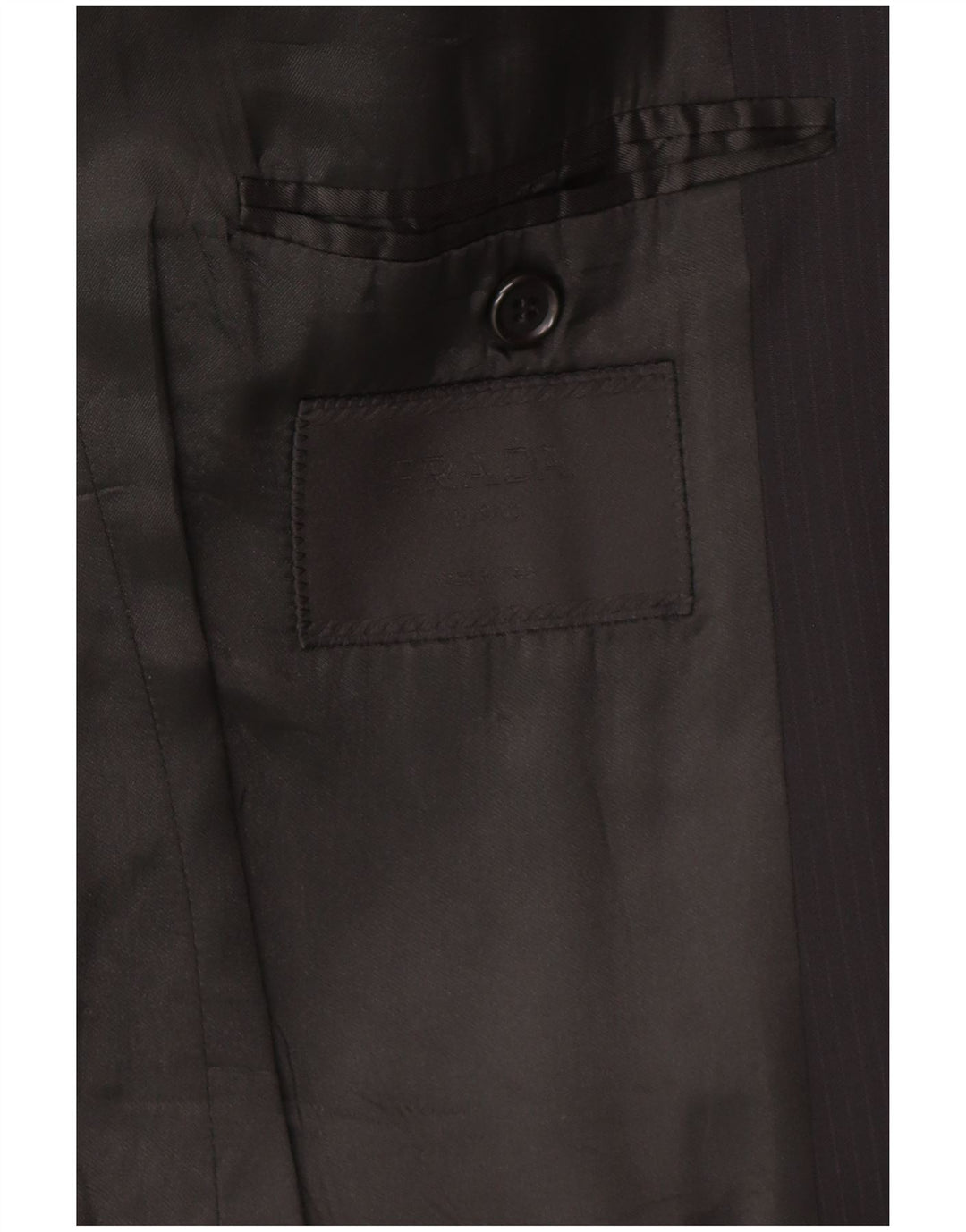 PRADA Abito da uomo 3 bottoni 2 pezzi IT 52 XL W34 L30 Nero classico